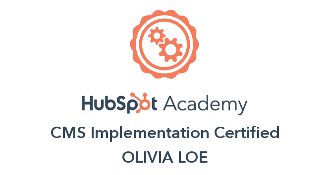 HubSpot Cert | CMS Implementation | Liv Loe